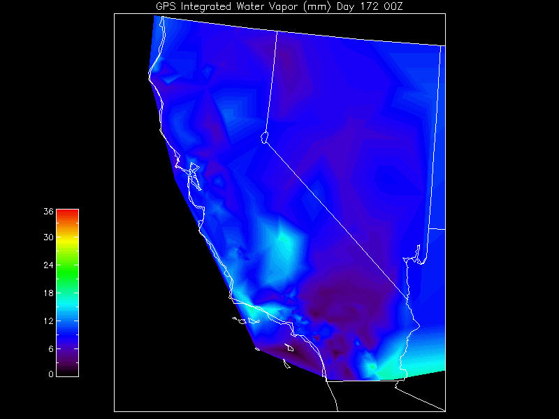 June 21, 2006 Precipitable Water